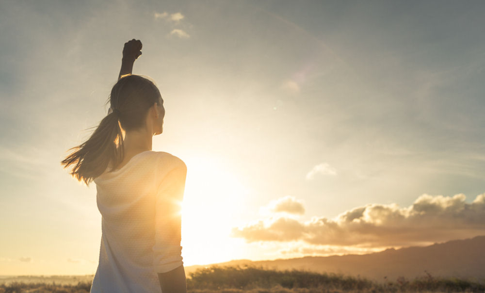 young woman in alcohol addiction recovery